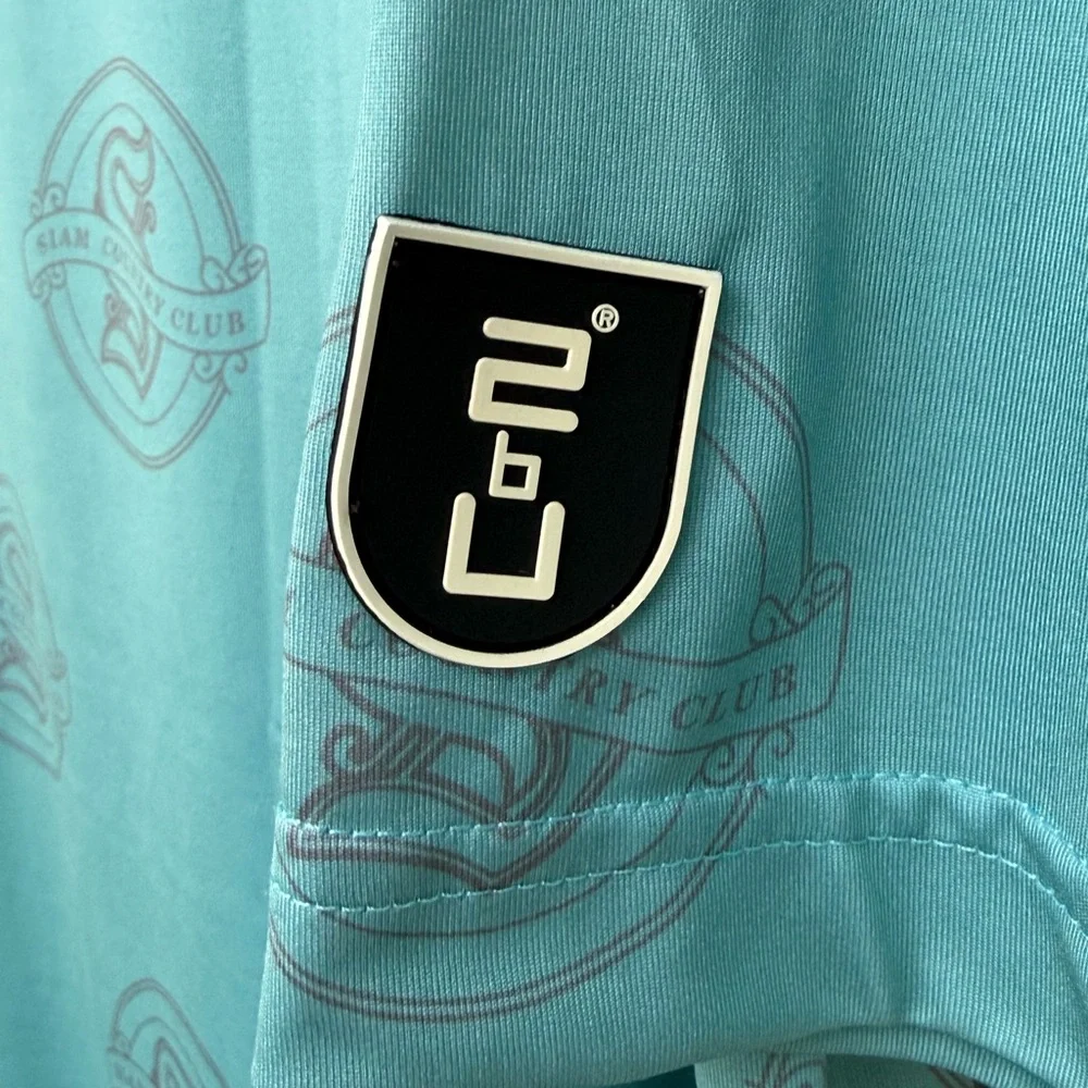 Siam Country Club Plantation-Men's Teal Polo Golf Shirt GUC - Picture 6 of 6